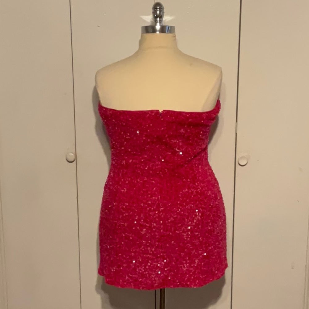 Pink Sequins Dress - Picture 6 of 13
